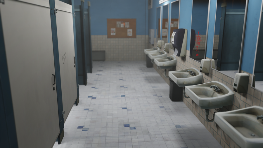 Life is strange - School bathroom