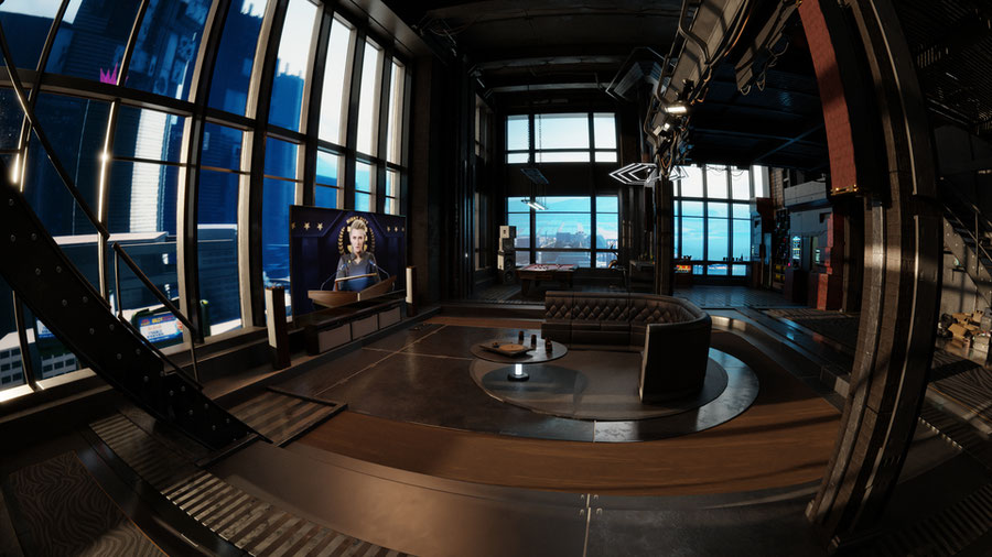 V's DLC Apartment in The Glen (Cyberpunk 2077)