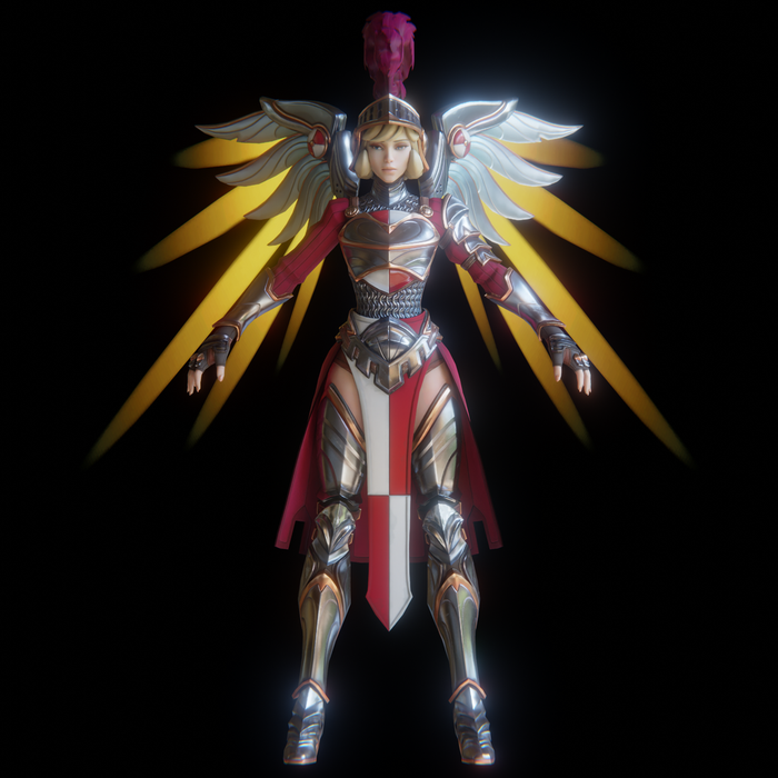 Open3DLab Mercy Royal Knight Skin Overwatch 2   Mercy RK Full 1 Thumb.detail 