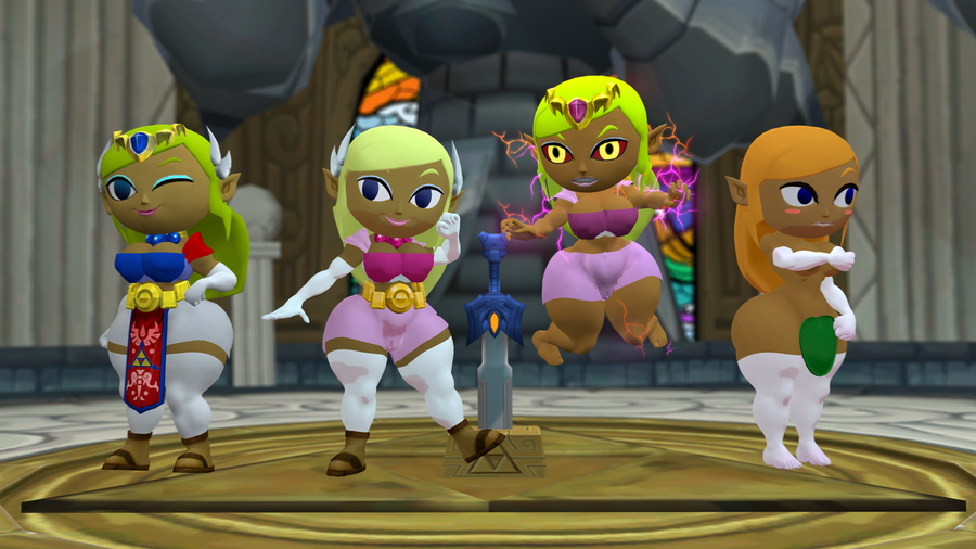 Toon Zelda and Tetra KM Model Pack (NSFW)