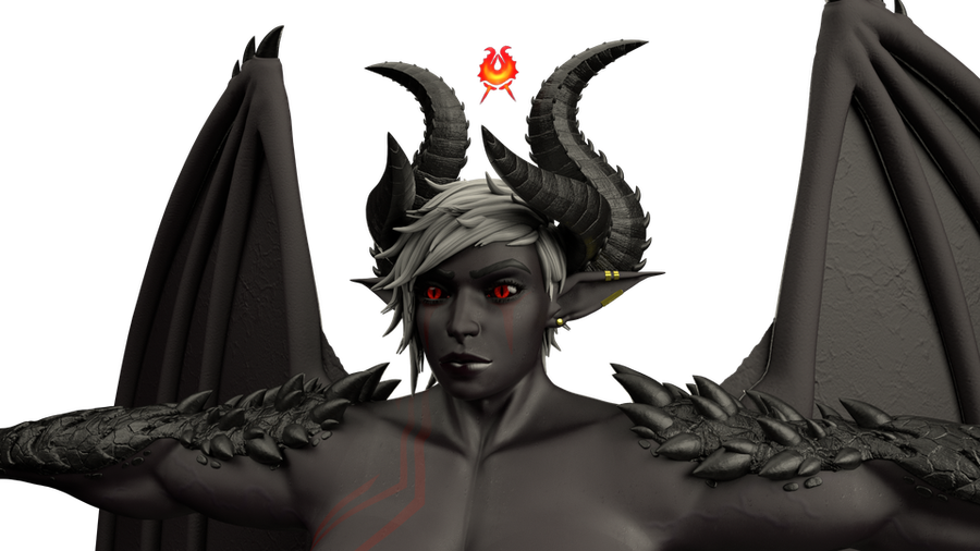 Arch Demon Obsidian - OC