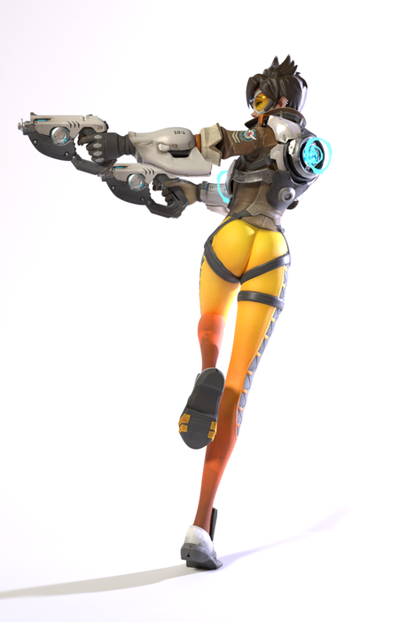 Tracer (Overwatch fanart) - Finished Projects - Blender Artists Community