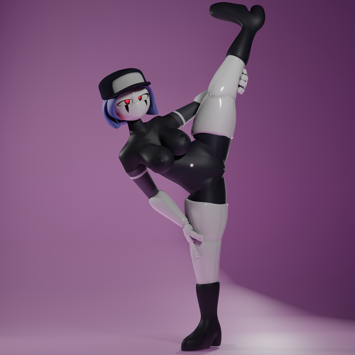 Submissive Stuffbot by NightBOTgrey Modified