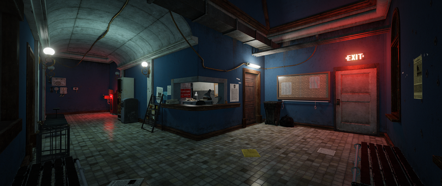 Open3DLab • Resident Evil 2 - RPD Environment Pack 2