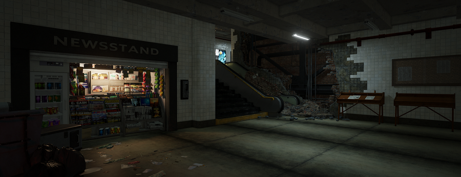 Resident Evil 3 - Subway Entrance & Platform