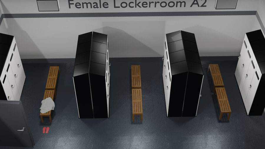 Lab Shower/Locker Scene