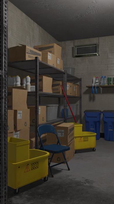 Open3DLab • Janitor's Closet (WWE 2K20)