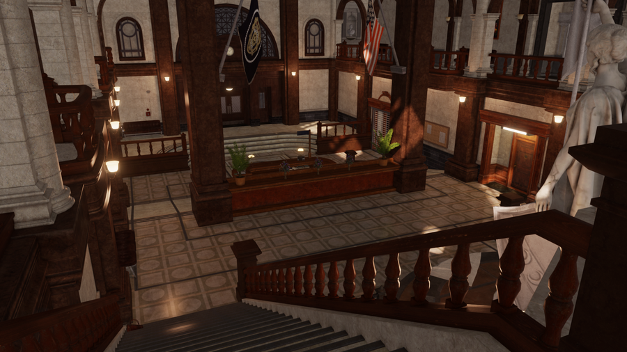 Resident Evil 2 - RPD Hall