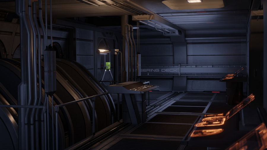 Mass Effect 2 Tali's Room (Engine Room)