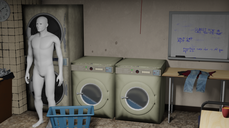 Dingy Laundry Room