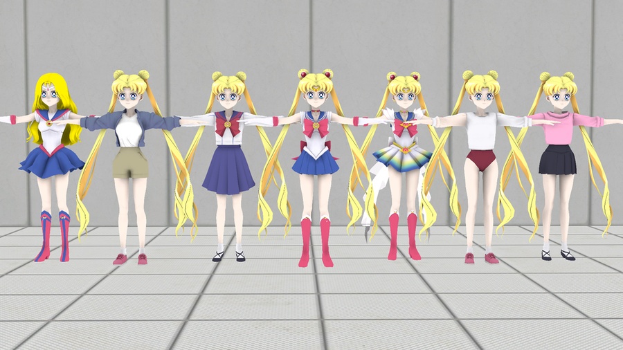 Sailor Moon: Usagi Tsukino NSFW
