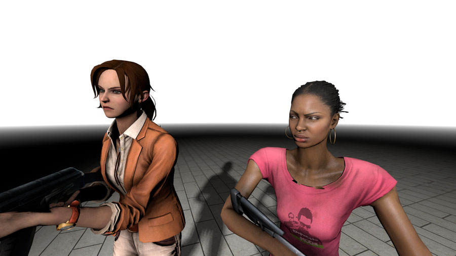 [L4D] [REPLACEMENTS] Left 4 Dead 生存者たち (Survivors) character model replacements (Japanese arcade port)