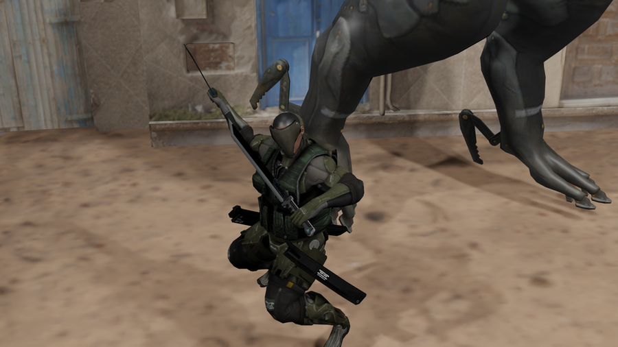 Metal-Gear Rising: Female Desperado Cyborg Soldier