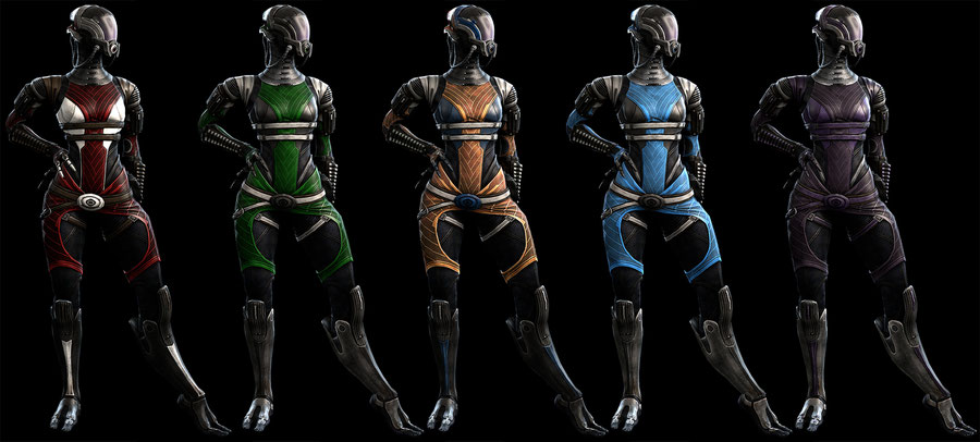 Sfmlab • Modified Female Quarians Mass Effect 3 