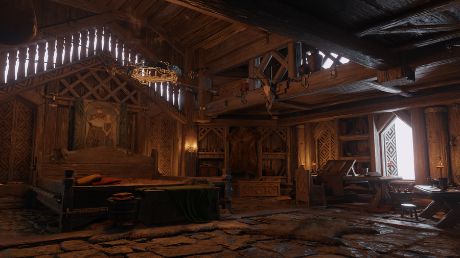 Open3DLab • God of War Ragnarok Sif & Thor's Bedroom