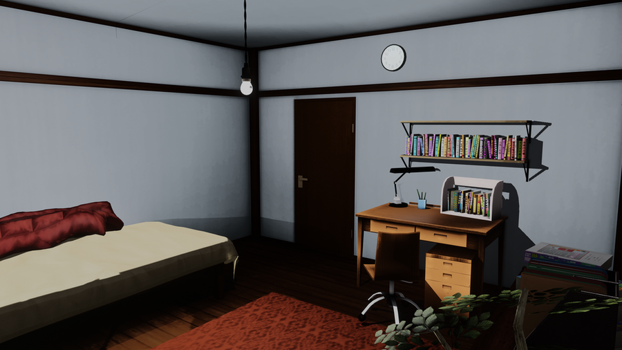 Toon shaded boy's room