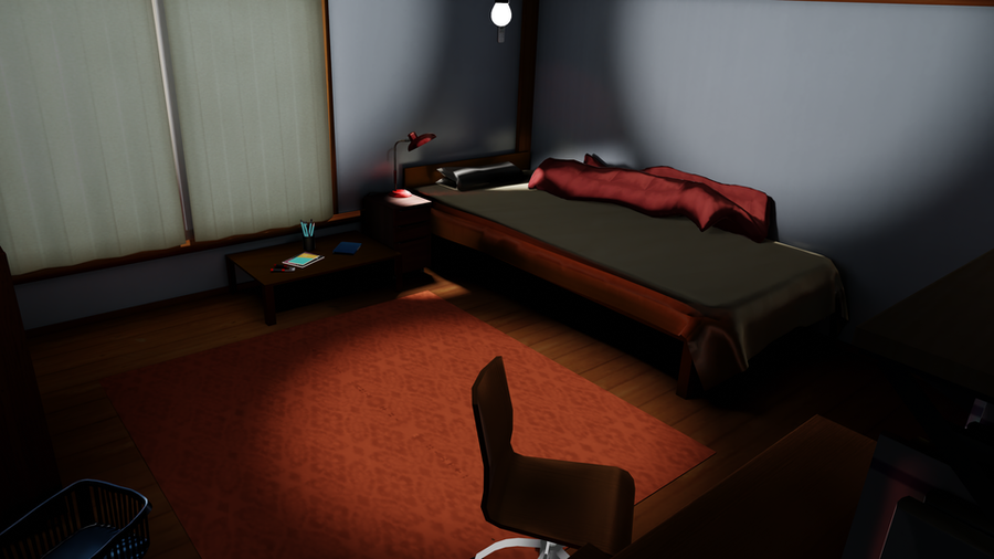 Toon shaded boy's room