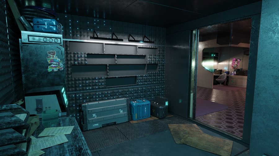 Open3DLab • Cyberpunk 2077 - V’s Apartment (Cycles Only)