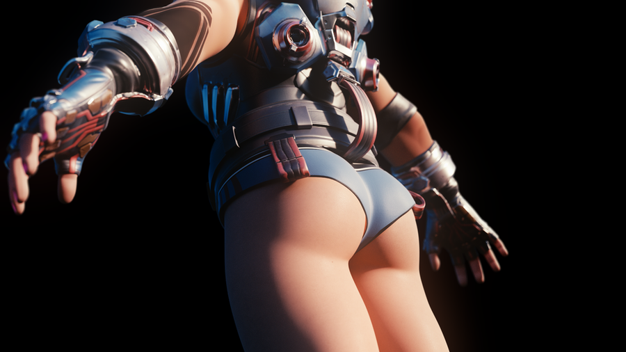 [Overwatch] Lewd Zarya for Blender - BETA