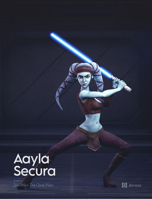 Smutbase • Aayla Secura Clone Wars 