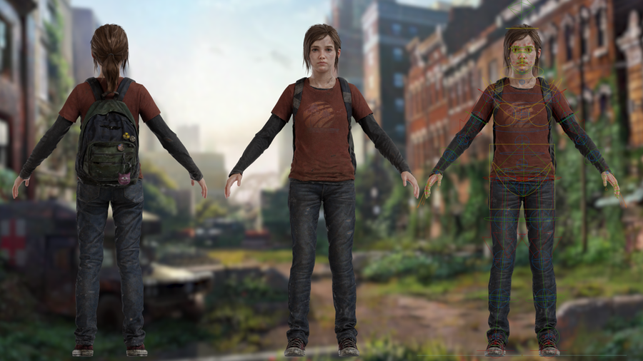 Ellie Last Of Us Full Rigged Ready | 3D model