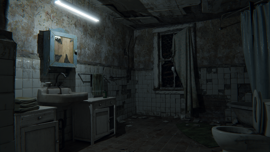 Open3DLab • Resident Evil 7 - Corridor 03 Area