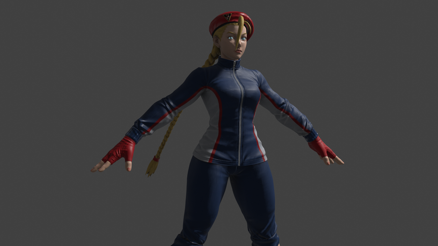 Cammy White Street Fighter 6 No textures | 3D model