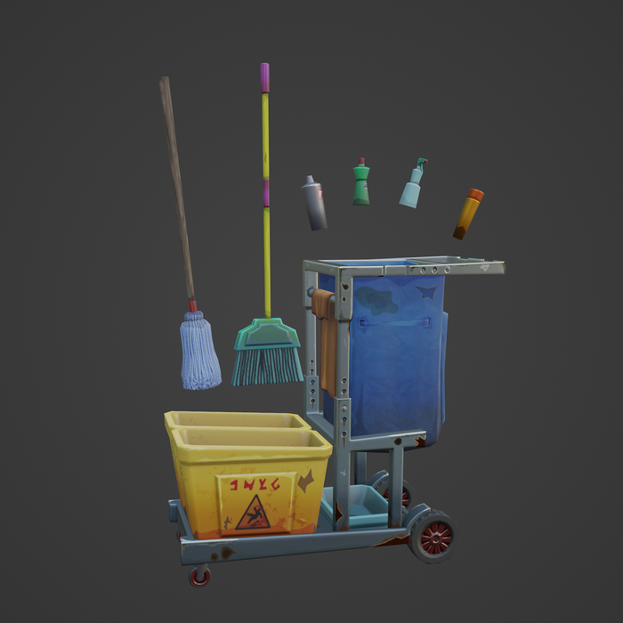 Fortnite Cleaning Cart
