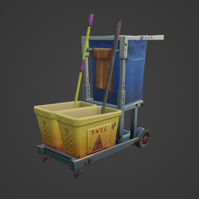 Open3dlab • Fortnite Cleaning Cart