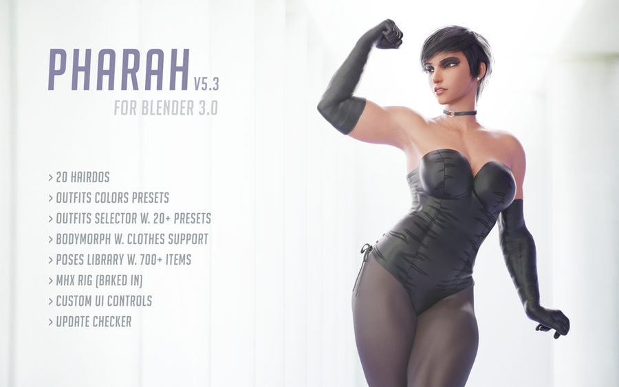 [Overwatch 2] Pharah v5 for Blender 3.0