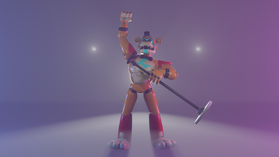 Open3DLab • Freddy (fnaf security breach)