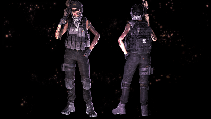 Tom Clancy's Ghost Recon: Wildlands - Nomad "Sparky" Female Player Character (Custom)