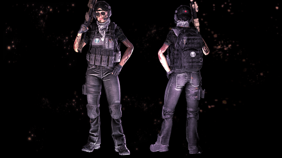 Tom Clancy's Ghost Recon: Wildlands - Nomad "Sparky" Female Player Character (Custom)