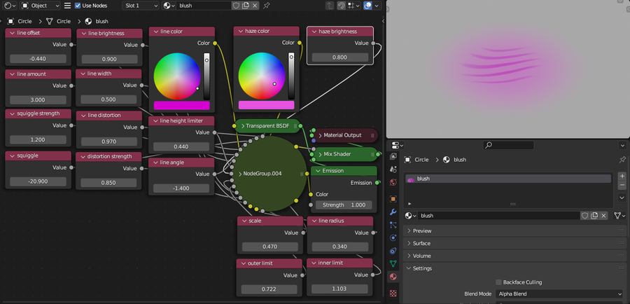 Procedural Blush