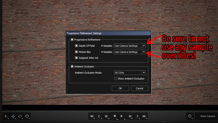 Camera Sampling Animation Script