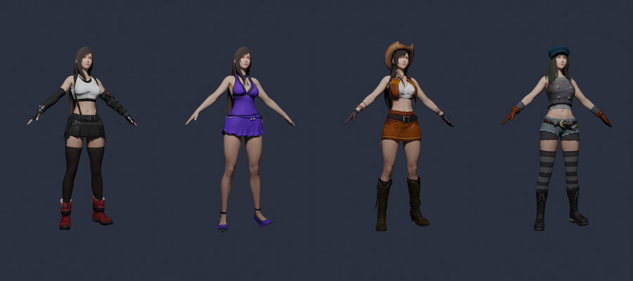 [Final Fantasy VII Remake]  Tifa Lockhart  - Version 1