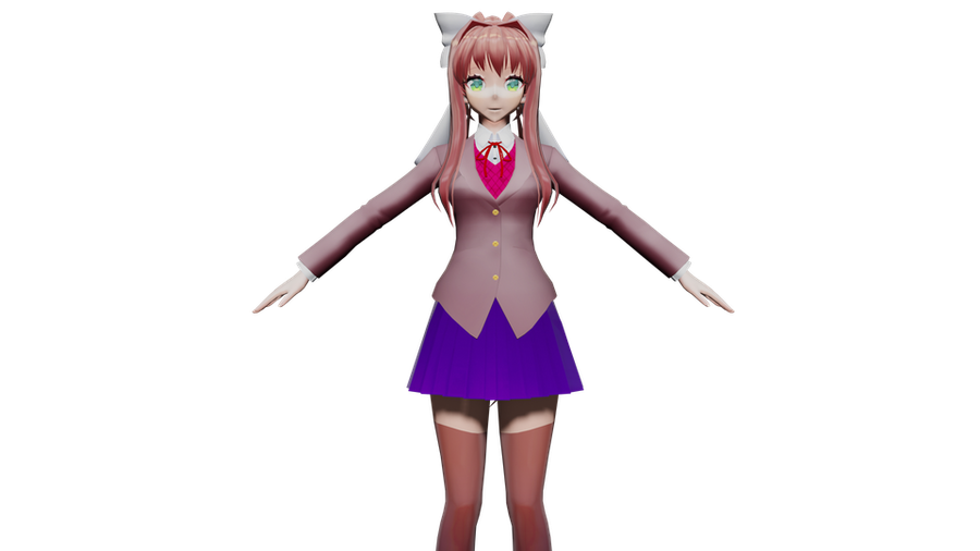 open3dlab-monika-doki-doki-literature-club
