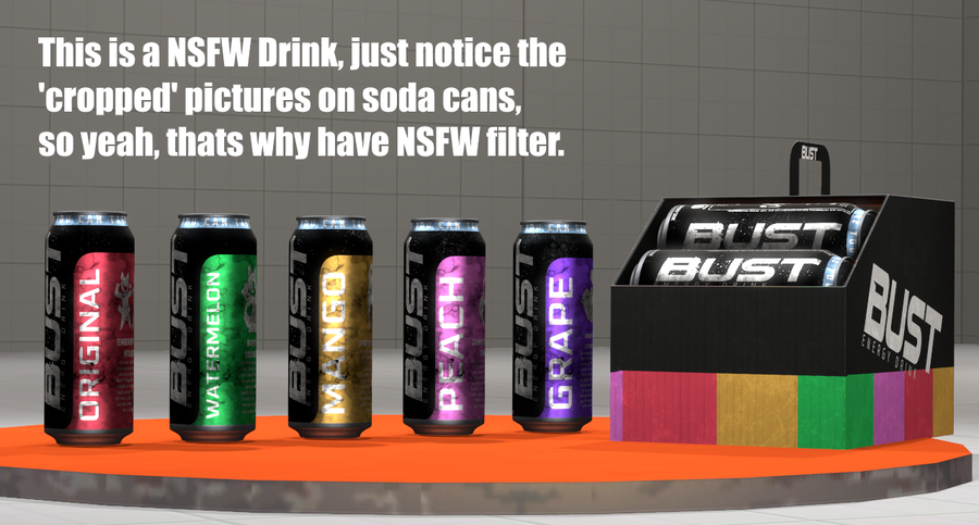 SFMLab • BUST Energy Drink - [Thoth/MrPeculiArt]