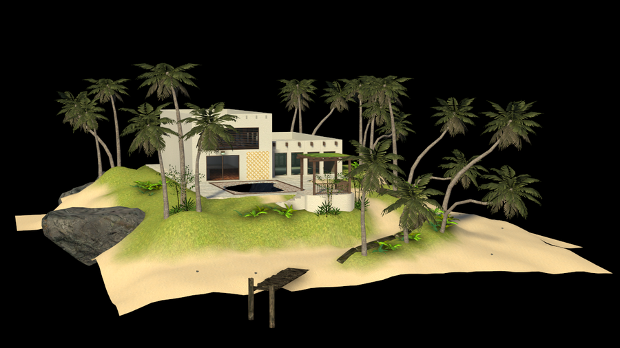 SFMLab • STS's Beachhouse Island Map