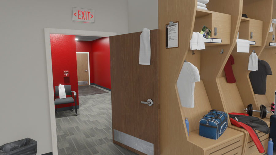 WWE 2K - Performance Center Locker Room