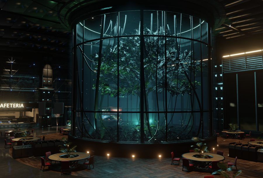 Cafeteria - Shinra Building 63th floor