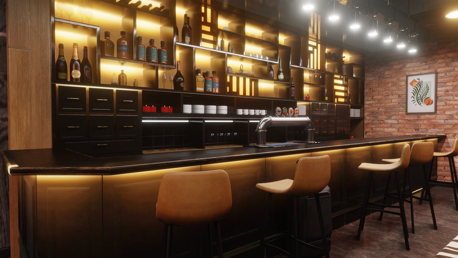 WWE 2k22 Hotel Loby