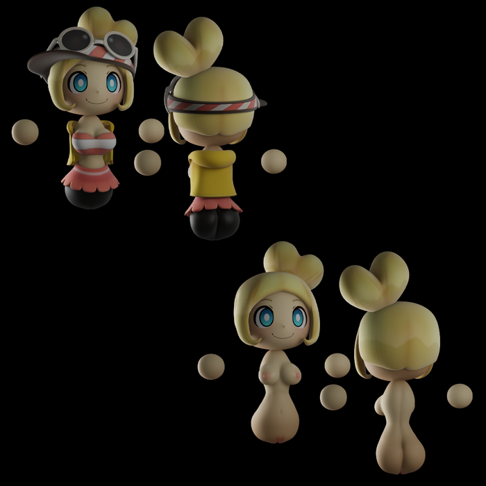 Coraline (Streetpass Mii Plaza), Blender 3.6.1 Eevee