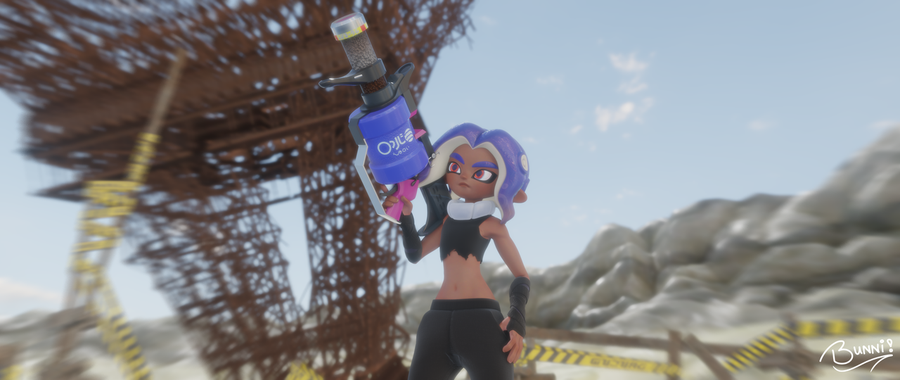 Open3DLab • .96 Gal (Splatoon 3) - Blender 3.6.2 Eevee