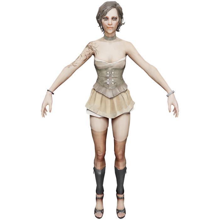 Open3DLab Dishonored Courtesan