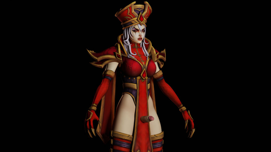Sally Whitemane  (Futanari only)| Warcraft