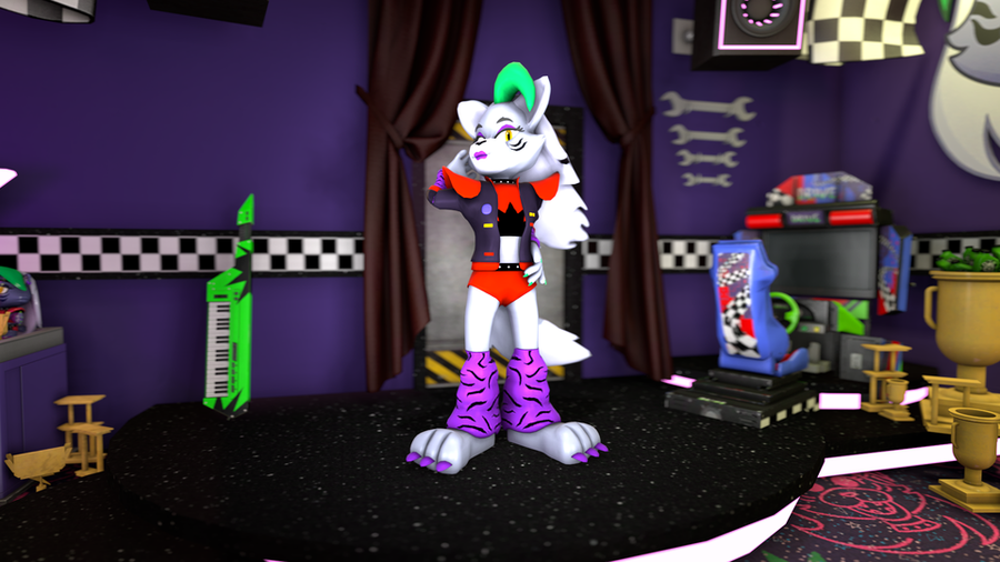 Open3DLab • Roxanne Wolf (Five Nights at Freddy's: Security Breach)