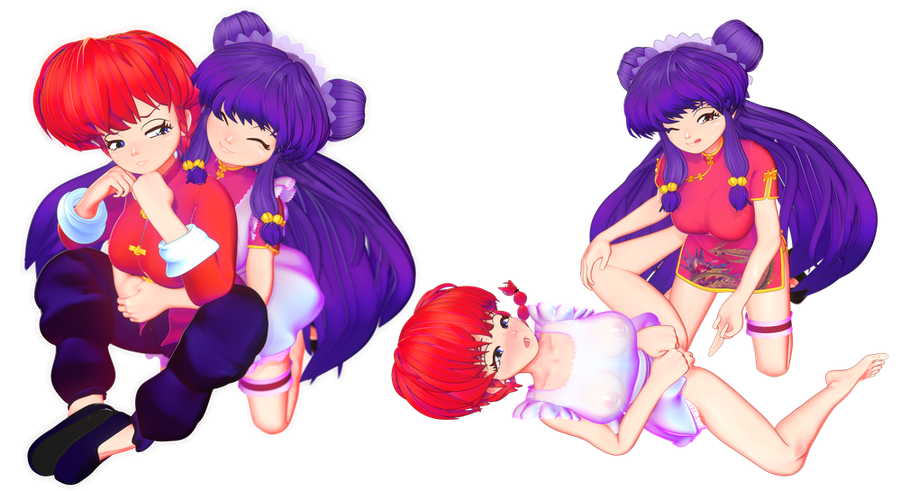 Shampoo - Ranma 1/2 - Akane and Ranma Remake included