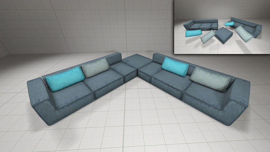 SFMLab • GTA V apartament sofas pack
