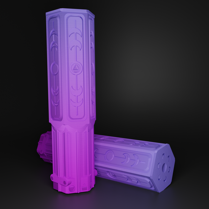 Open3DLab • RGB Crescent 3D Printed Silencer